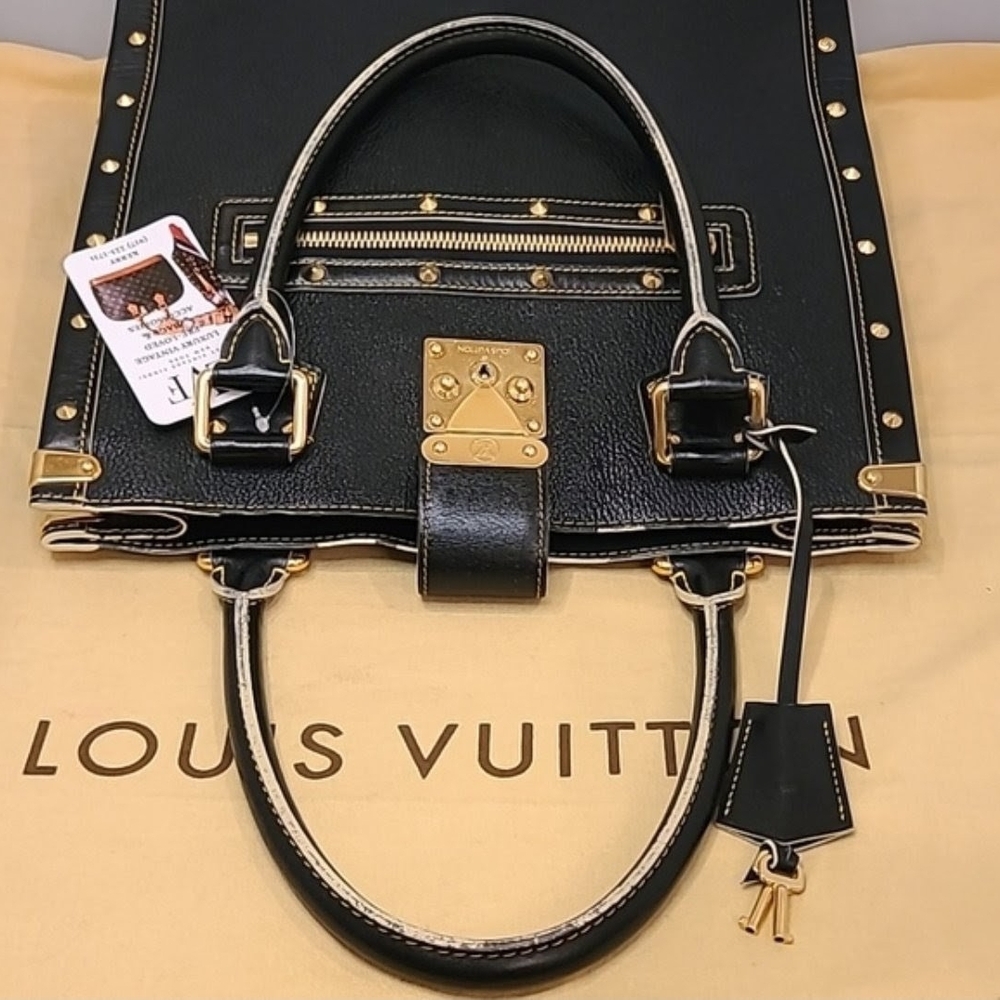 SOLD Louis Vuitton Vintage 2003 RARE SAHALI LEATHER 'LE FABULEUX - Picture 9 of 15
